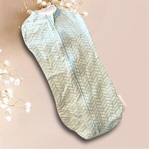 Swaddleme Baby Boy Newborn Sleep Sac Pod Blue White EUC